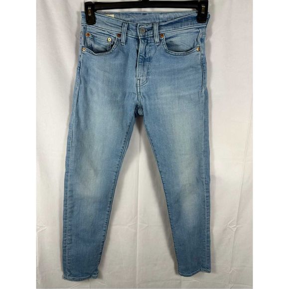 Levi’s Premium Mens 512 Slim Taper Fit Denim Jeans Light Wash W28 L30
